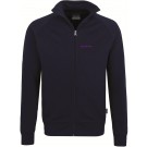 Hakro Unisex Sweatjacke Logo veredelt mit Logo auforum in violett